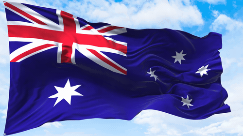 Australia animated flag