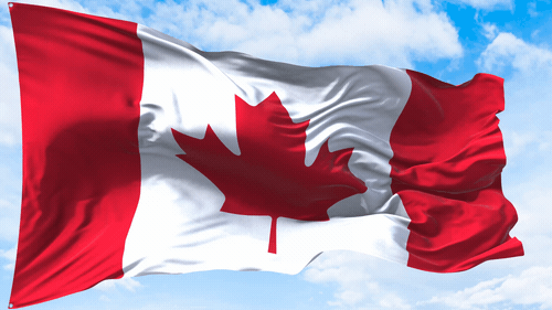 Canada animated flag