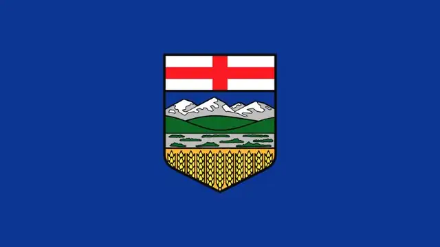 Alberta animated flag