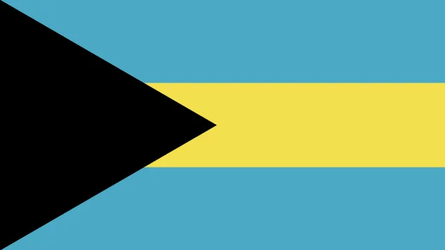 Bahamas animated flag