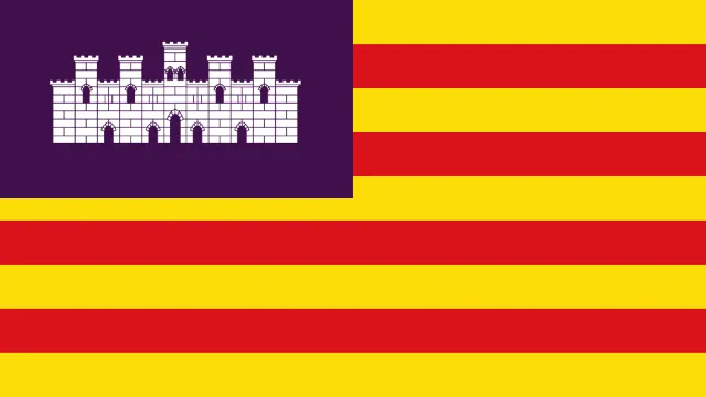 Balearic Islands animated flag