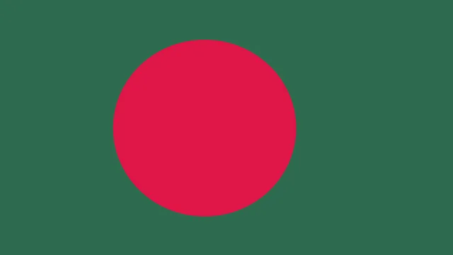 Bangladesh animated flag