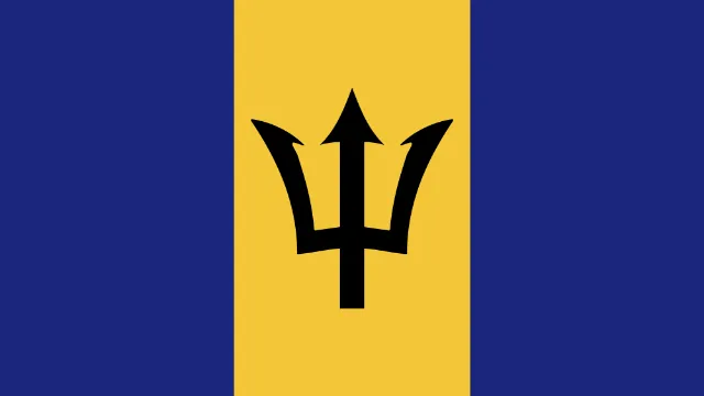 Barbados animated flag