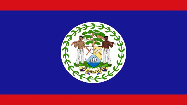 Belize animated flag