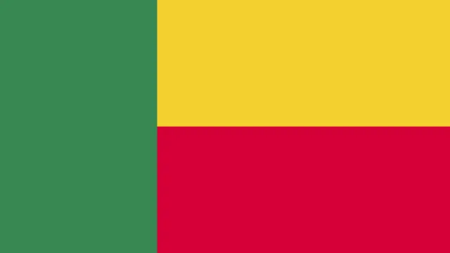 Benin animated flag