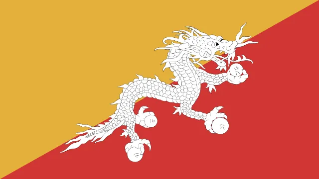 Bhutan animated flag