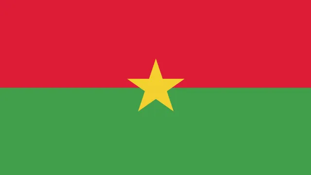 Burkina Faso animated flag