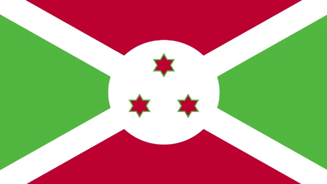 Burundi animated flag