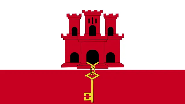 Gibraltar animated flag