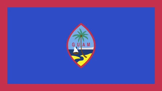 Guam animated flag