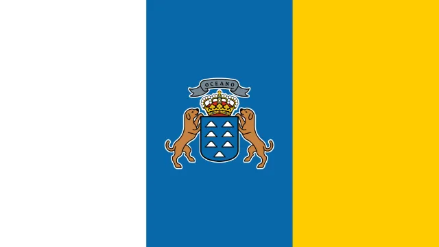 Canary Islands animated flag