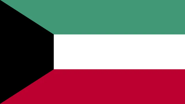 Kuwait animated flag