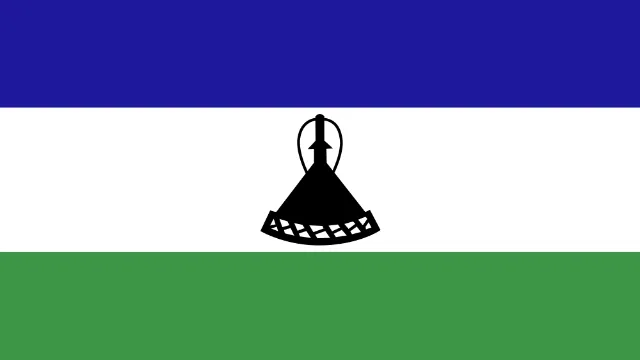 Lesotho animated flag