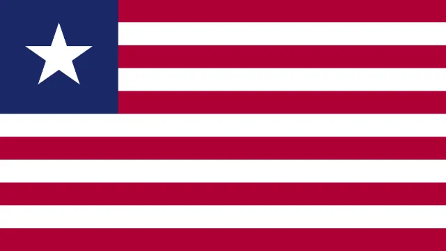 Liberia animated flag