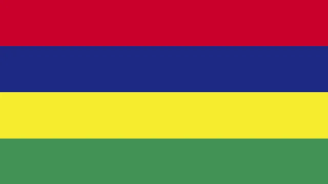 Mauritius animated flag