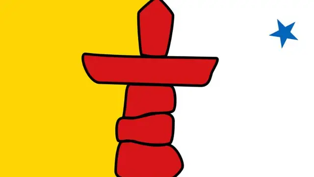 Nunavut animated flag