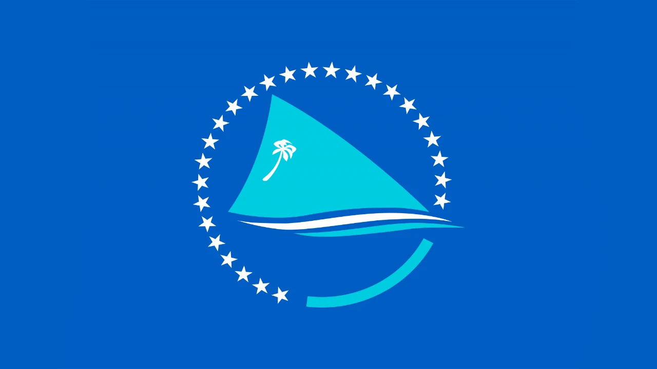 Pacific Community animated flag