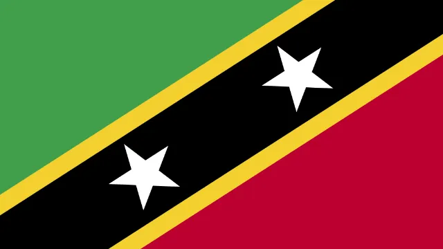 Saint Kitts and Nevis animated flag