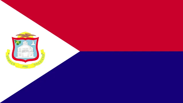 Saint Martin animated flag
