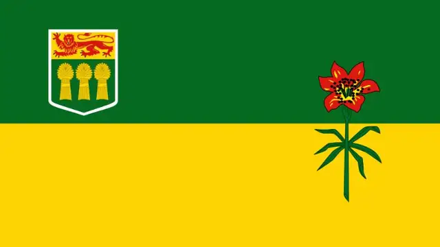 Saskatchewan animated flag