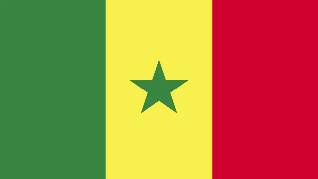 Senegal animated flag
