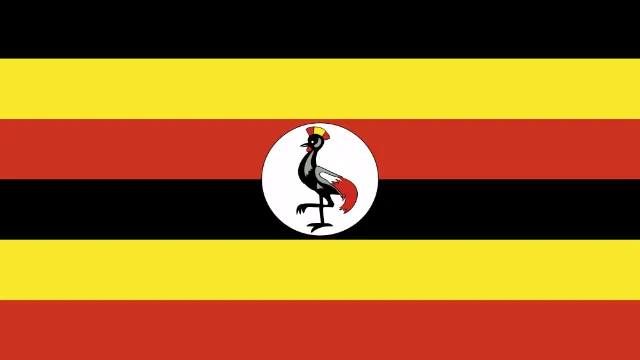Uganda animated flag