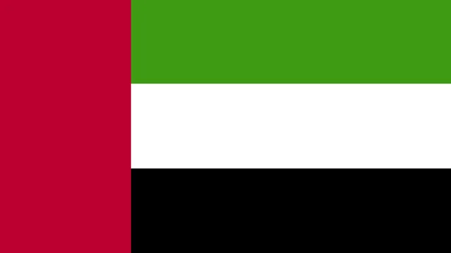 United Arab Emirates animated flag