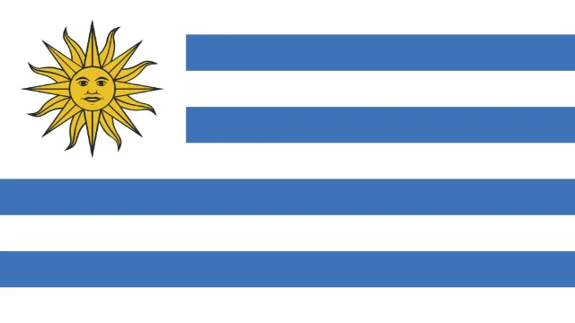 Uruguay animated flag